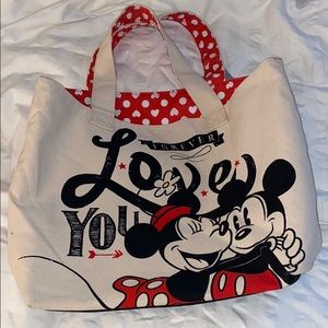 Disney Minnie and Mickey tote bag
